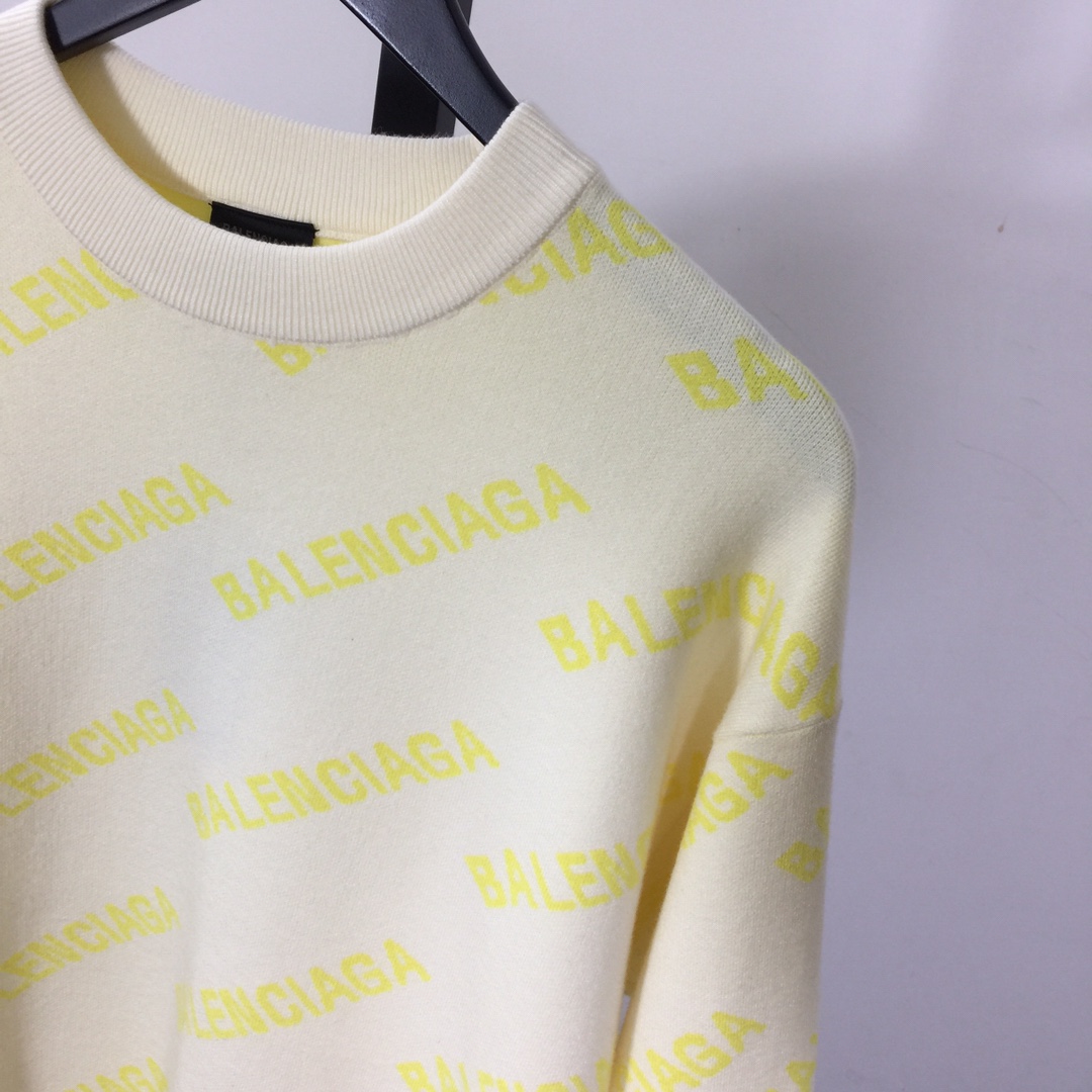 Balenciaga Logo Sweater - DesignerGu