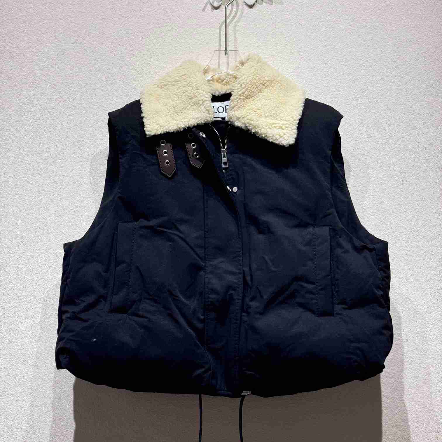 Loewe Puffer Vest In Cotton Blend - DesignerGu