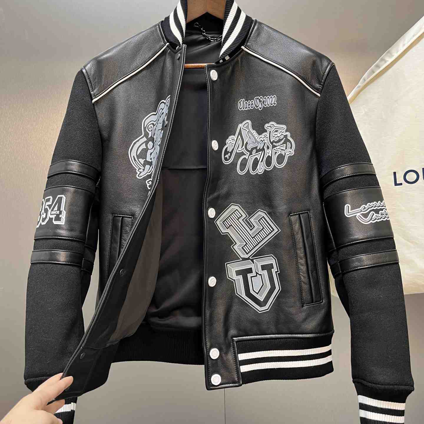 Louis Vuitton Leather Jacket - DesignerGu