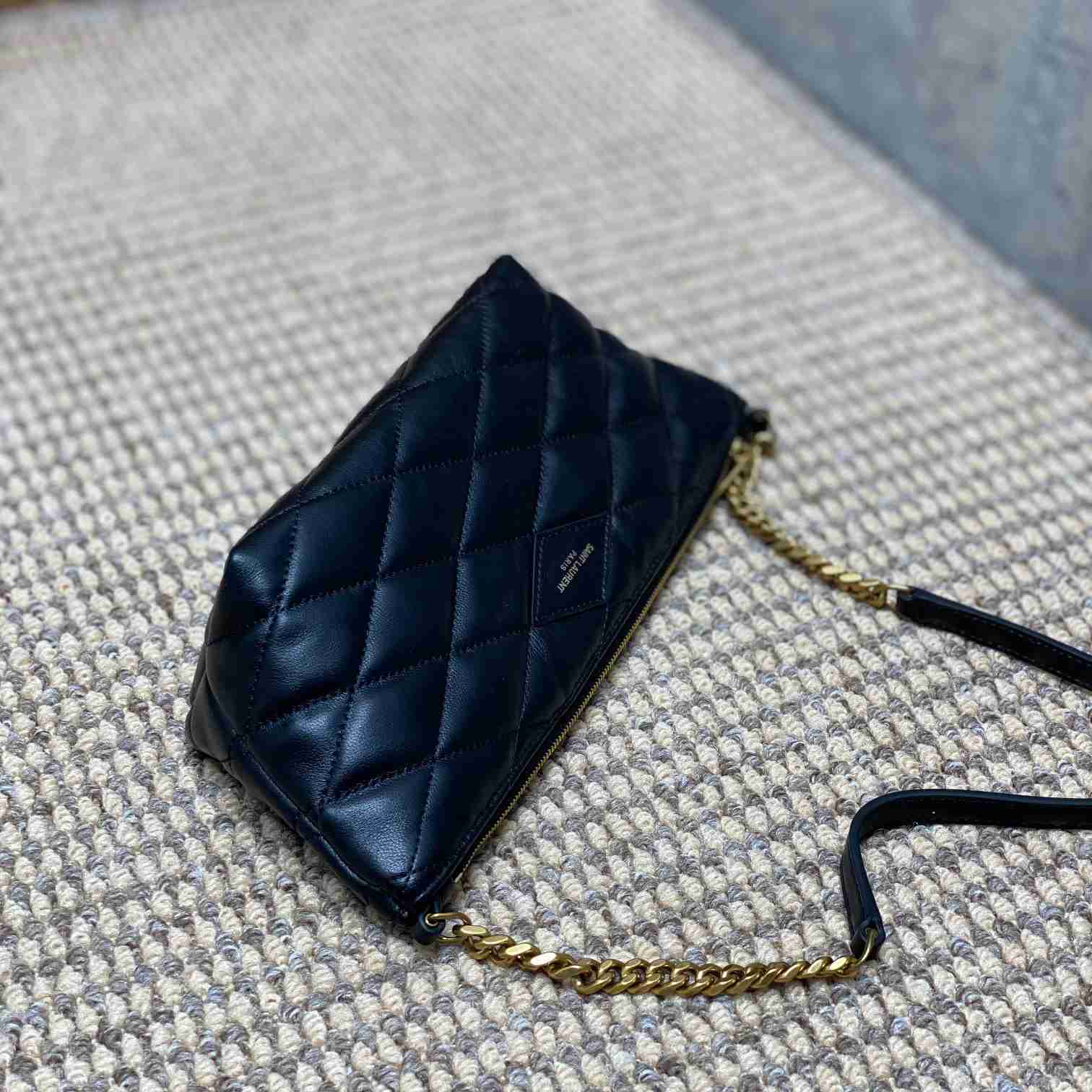 Saint Laurent Mini Bag In Quilted Lambskin - DesignerGu