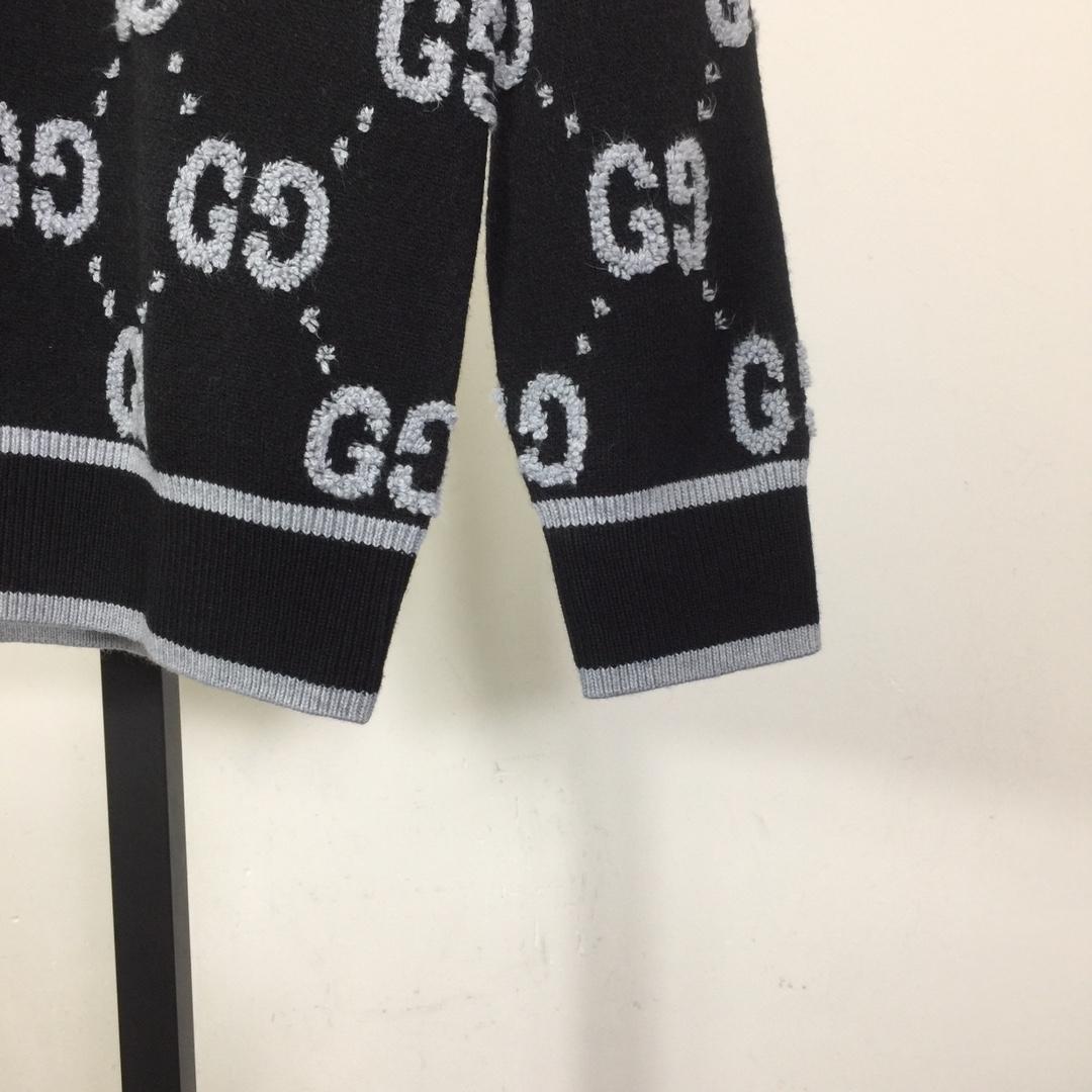 Gucci GG Wool Jacquard Sweater - DesignerGu