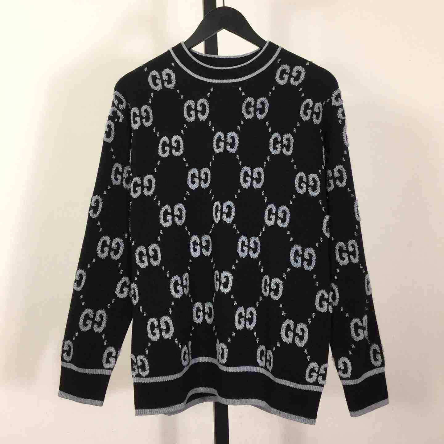 Gucci GG Wool Jacquard Sweater - DesignerGu