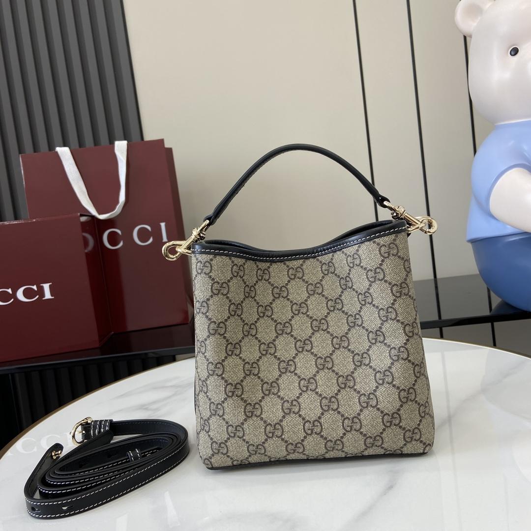 Gucci GG Emblem Mini Shoulder Bag  - DesignerGu