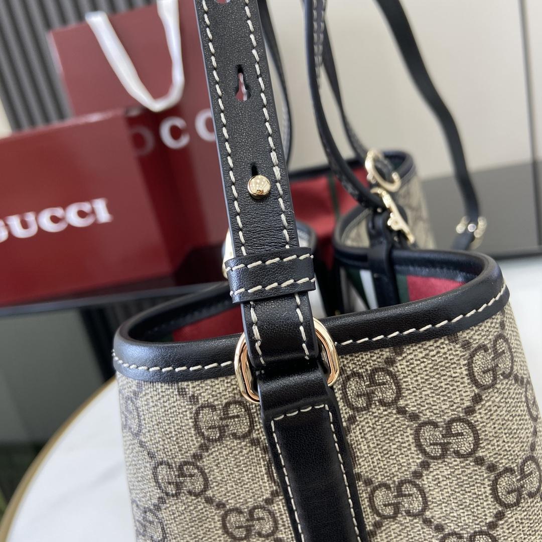 Gucci GG Emblem Small Tote Bag - DesignerGu