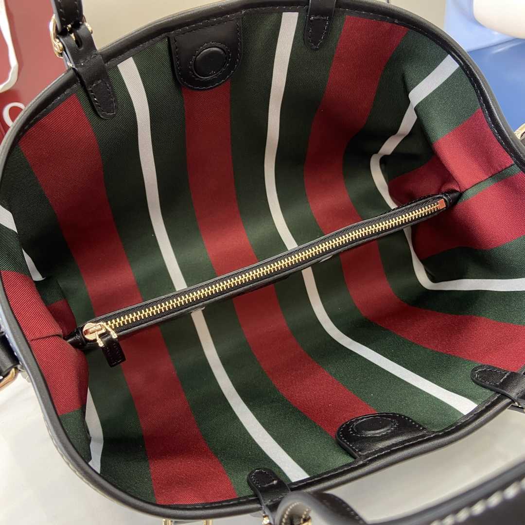 Gucci GG Emblem Small Tote Bag - DesignerGu