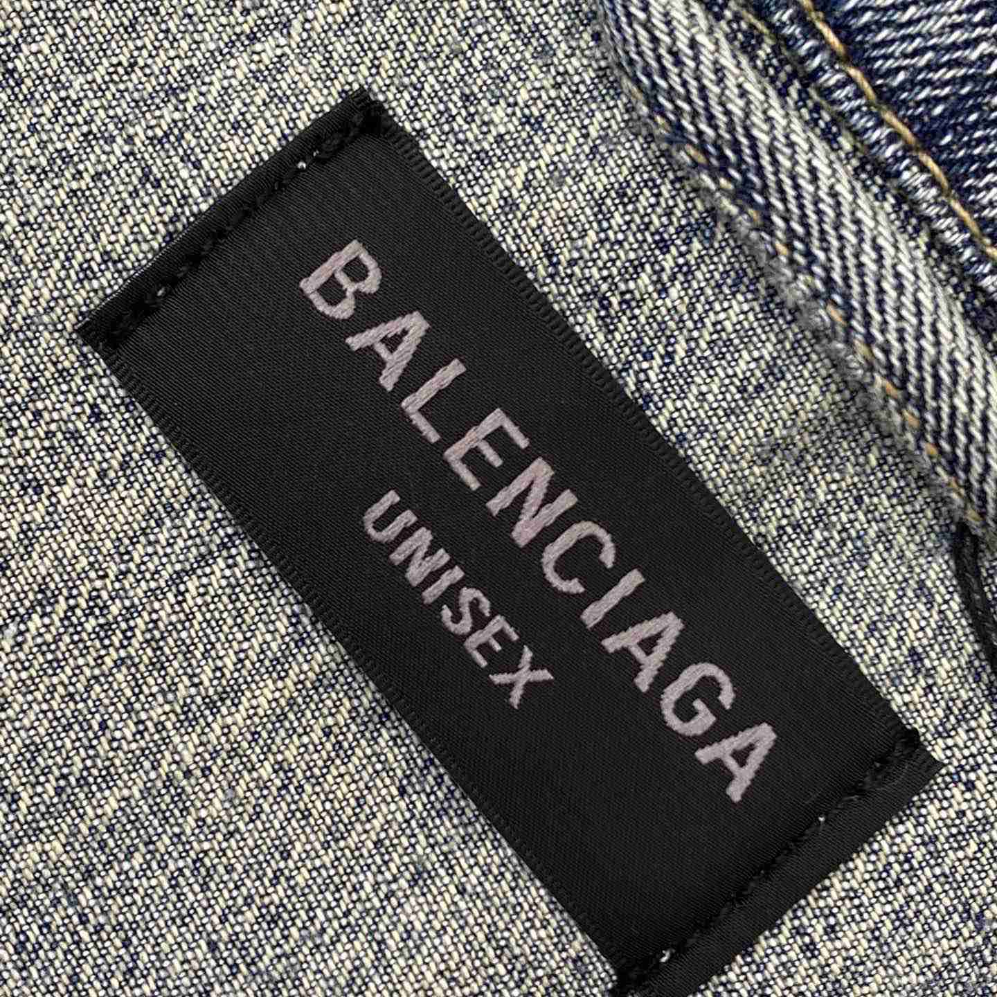 Balenciaga Y2K Oversized Jacket In Light Blue - DesignerGu