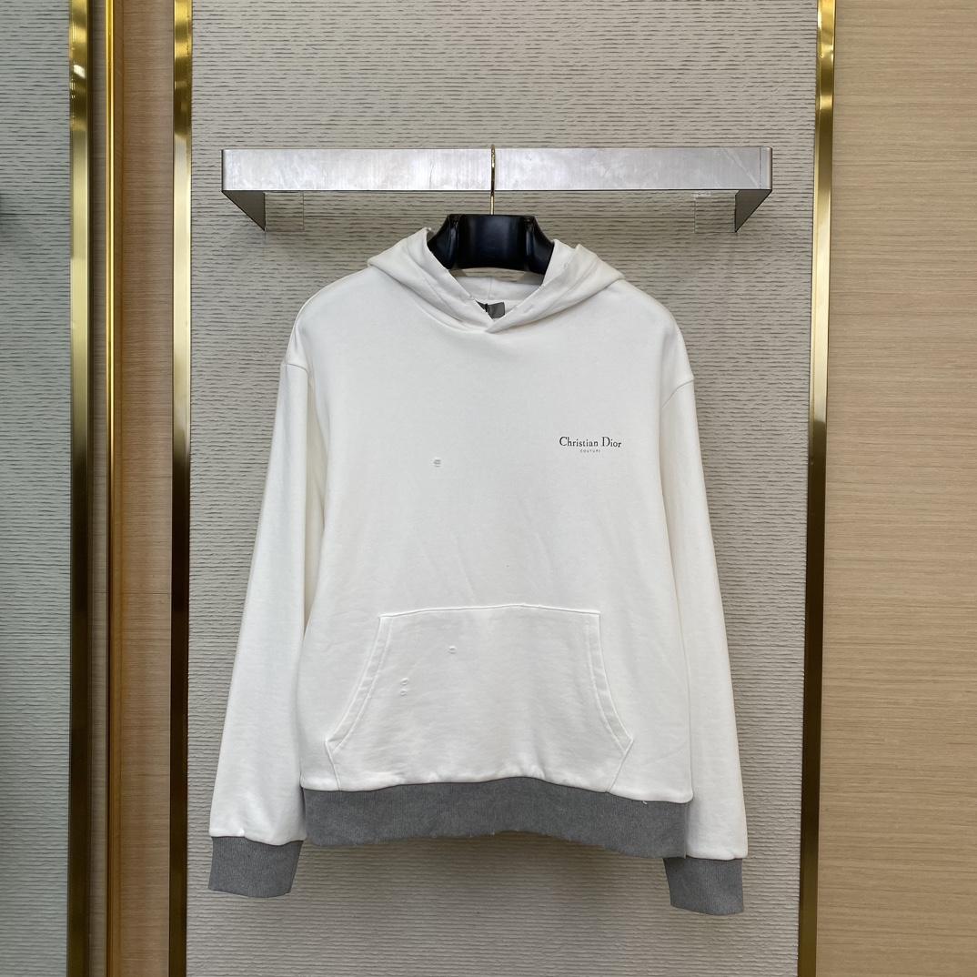 Christian Dior Couture Hooded Lined Sweatshirt  - DesignerGu