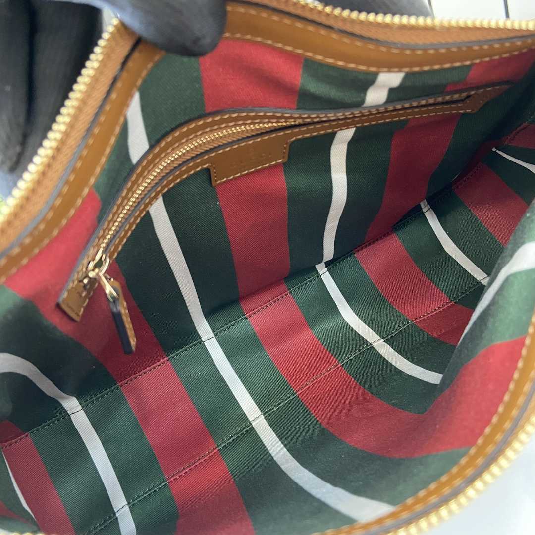 Gucci GG Emblem Large Shoulder Bag - DesignerGu