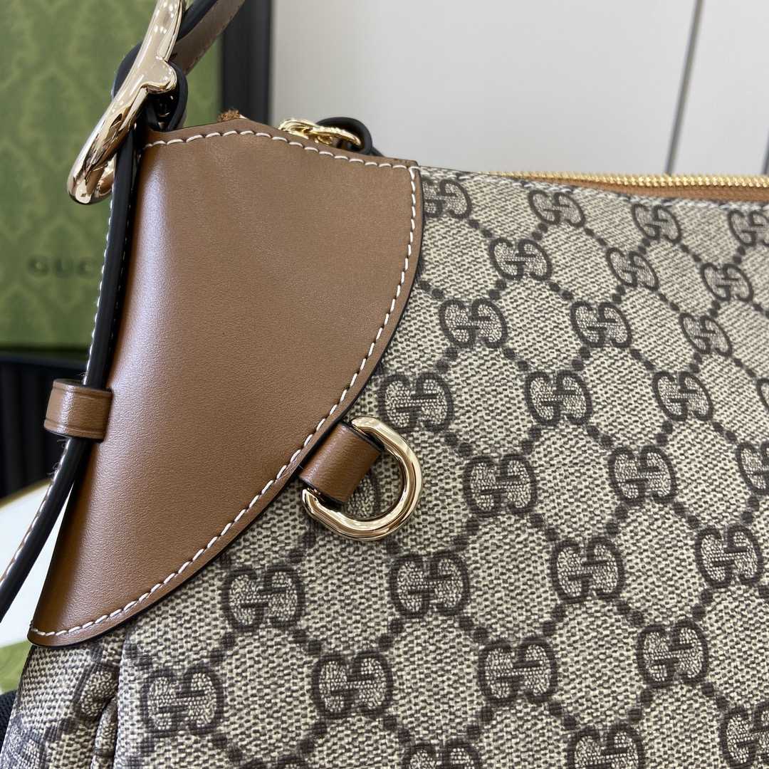 Gucci GG Emblem Large Shoulder Bag - DesignerGu