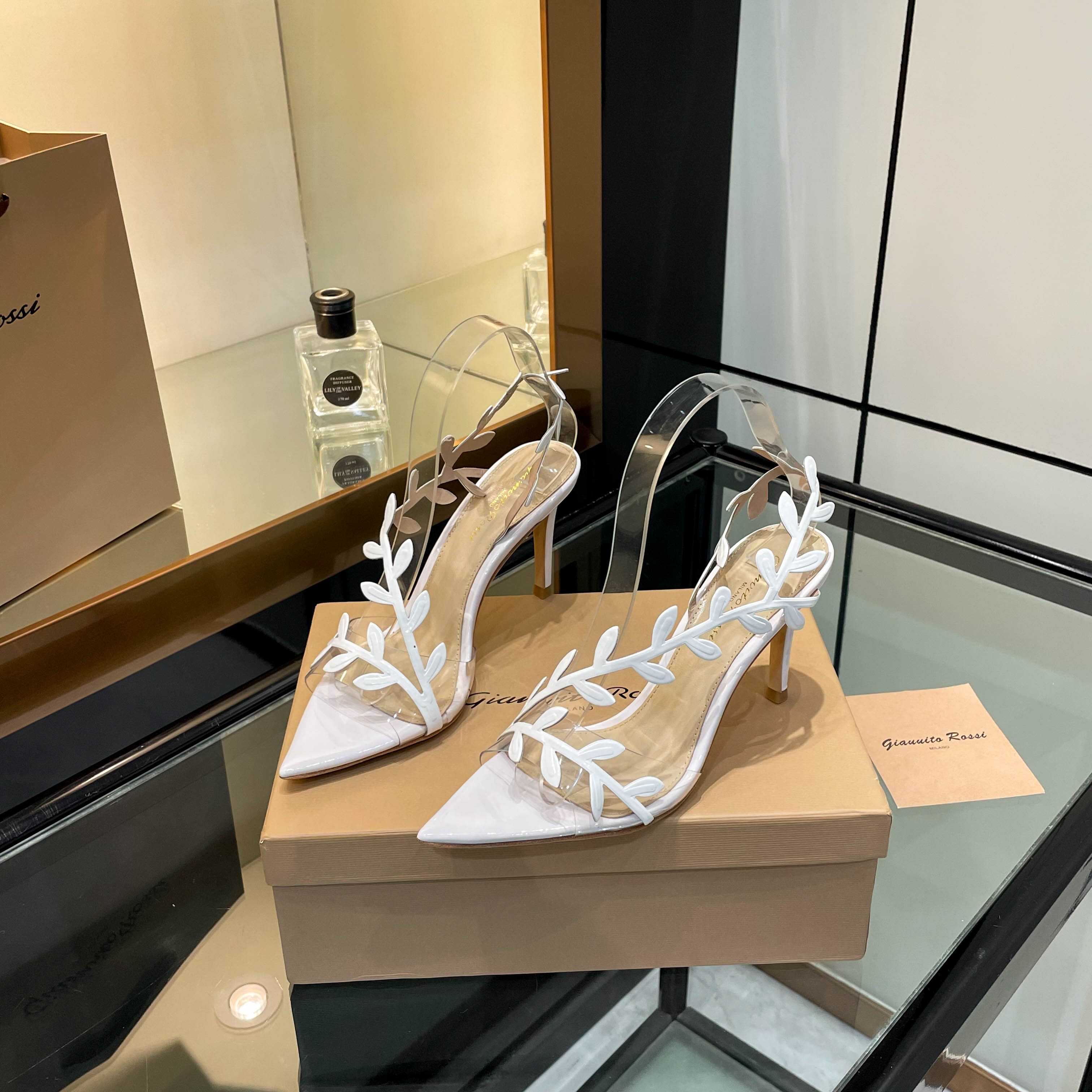 Gianvito Rossi 105mm Flavia Sandals - DesignerGu