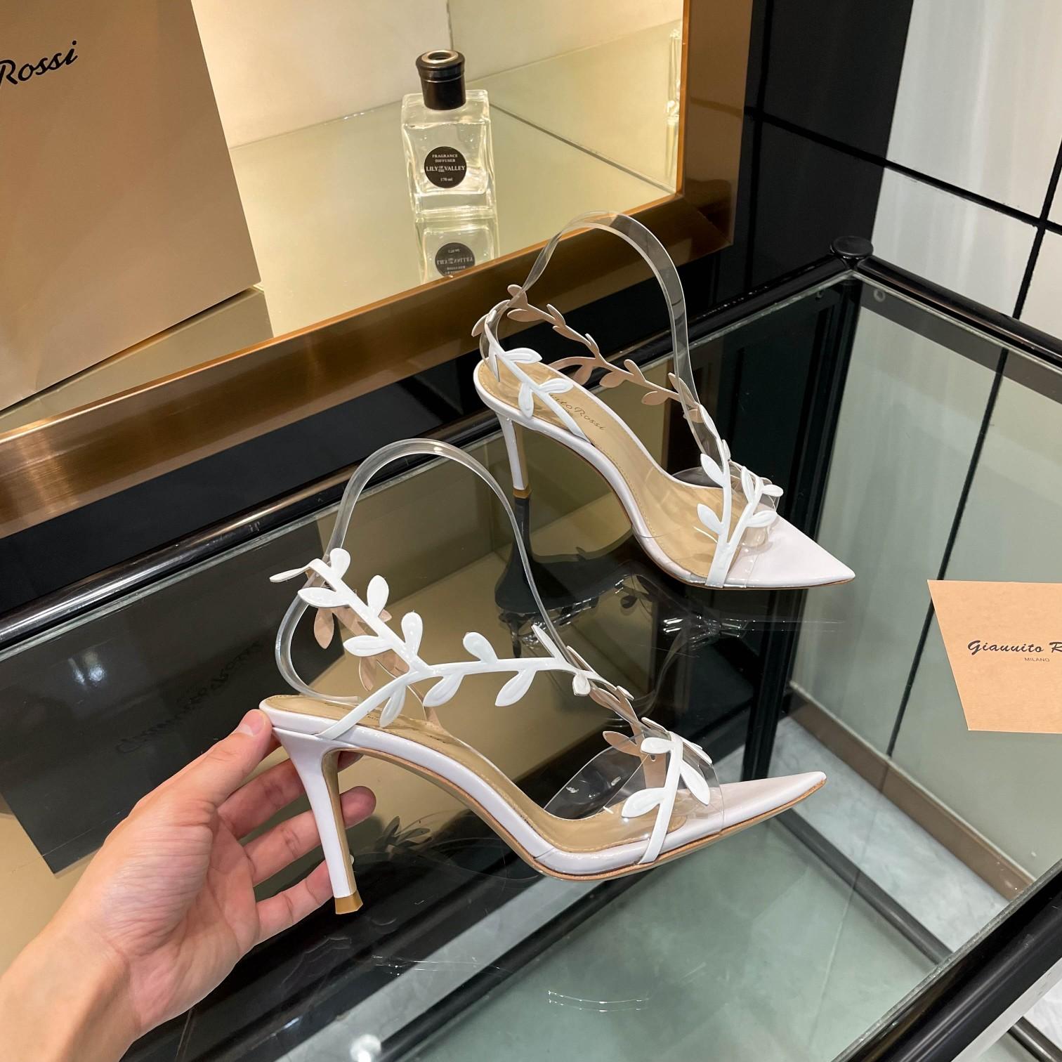 Gianvito Rossi 105mm Flavia Sandals - DesignerGu