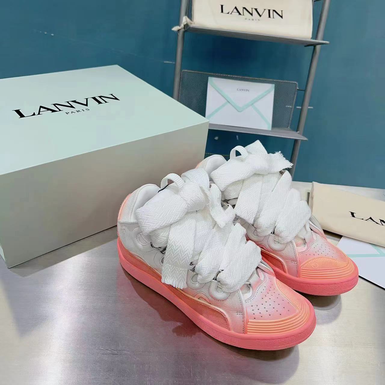 Lanvin Curb Sneakers - DesignerGu