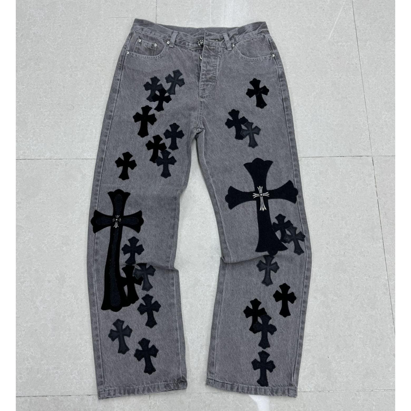 Chrome Heart X SexRecords Jeans - DesignerGu