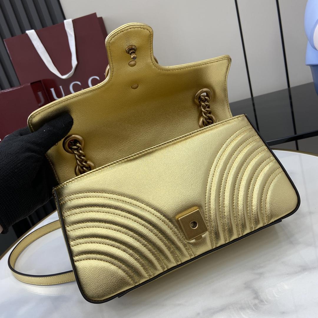 Gucci GG Marmont Small Shoulder Bag - DesignerGu