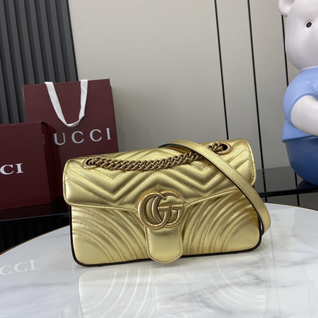 Gucci GG Marmont Small Shoulder Bag - DesignerGu