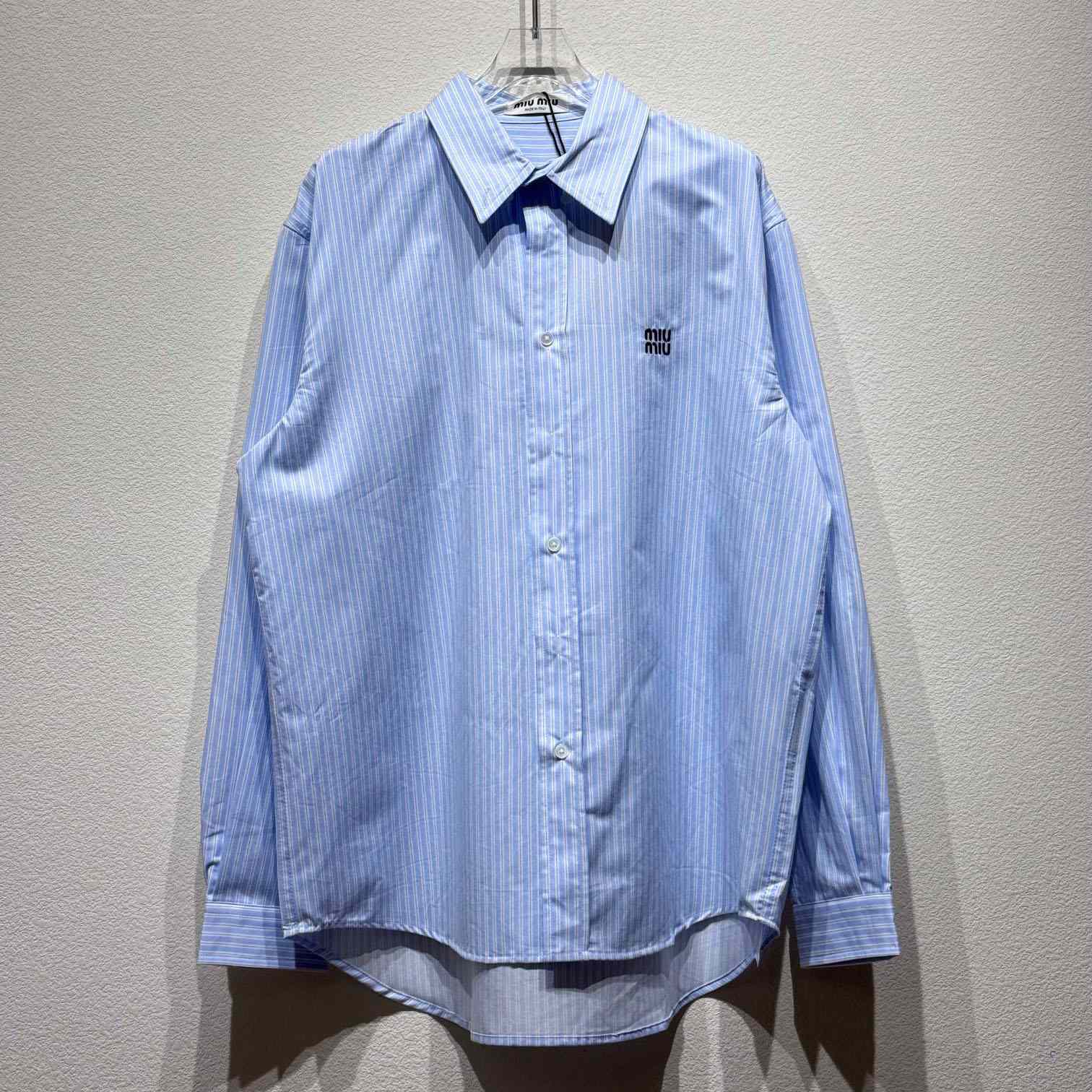 Miu Miu Poplin Shirt - DesignerGu