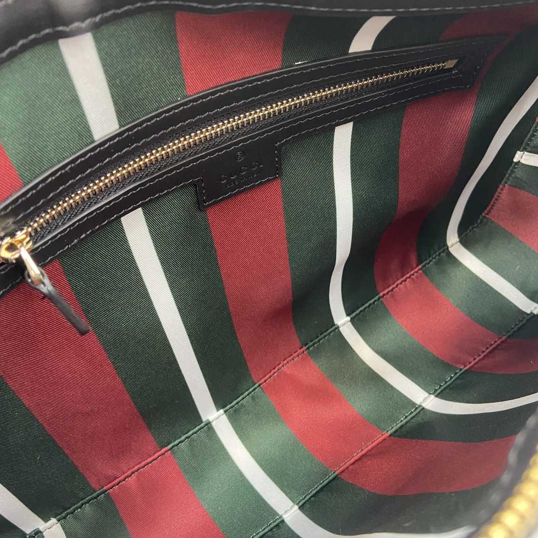 Gucci GG Emblem Medium Shoulder Bag - DesignerGu