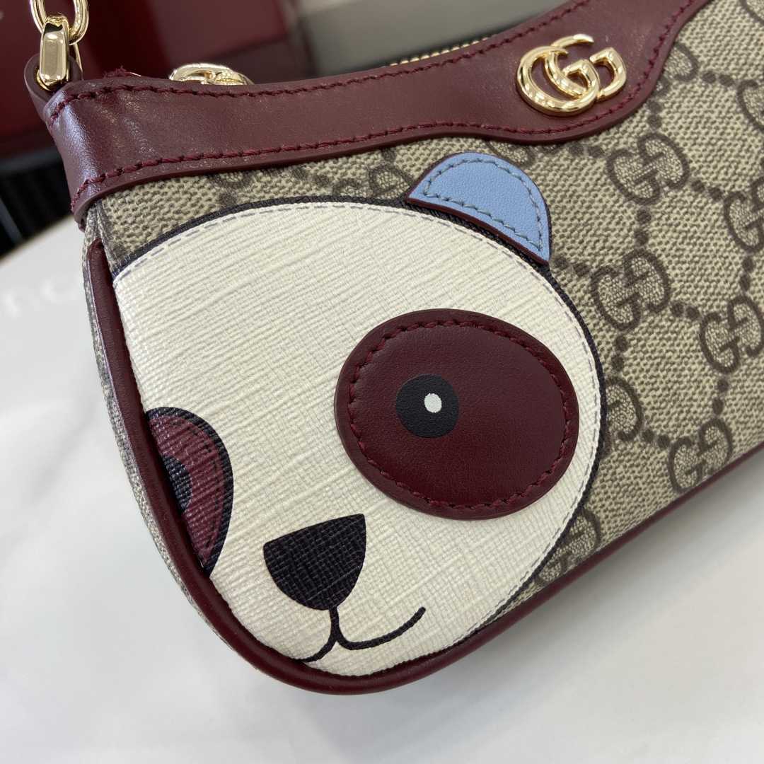 Gucci GG Mini Bag With Panda Detail - DesignerGu