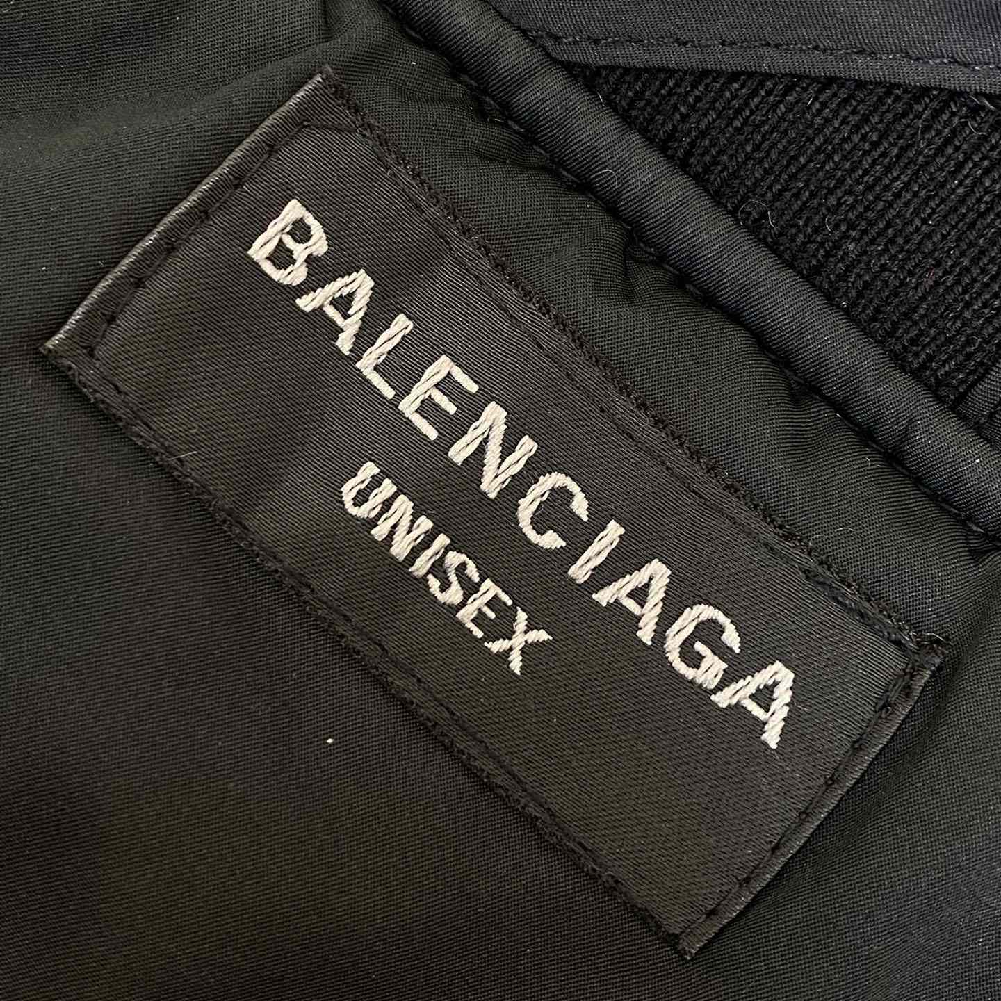 Balenciaga Lion Club Varsity Jacket In Black - DesignerGu