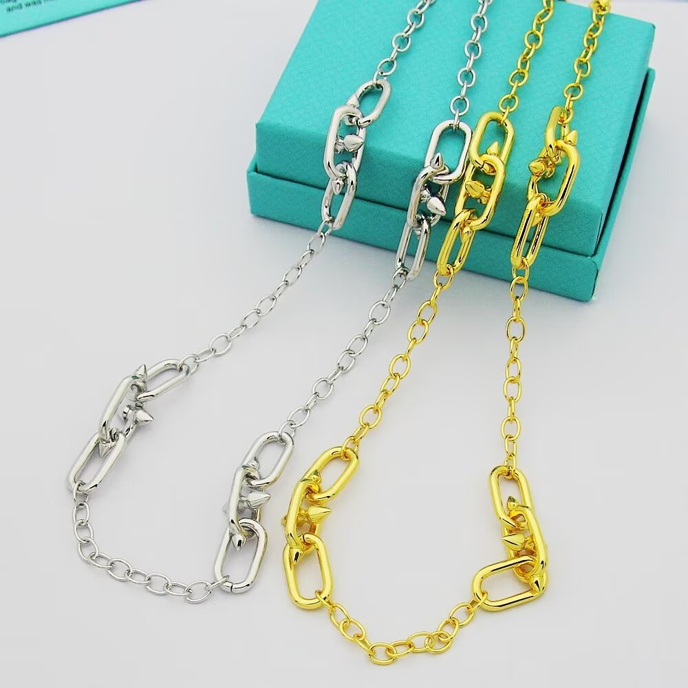 Tiffany & Co. Tiffany Titan by Pharrell Williams Medium Link Station Necklace - DesignerGu