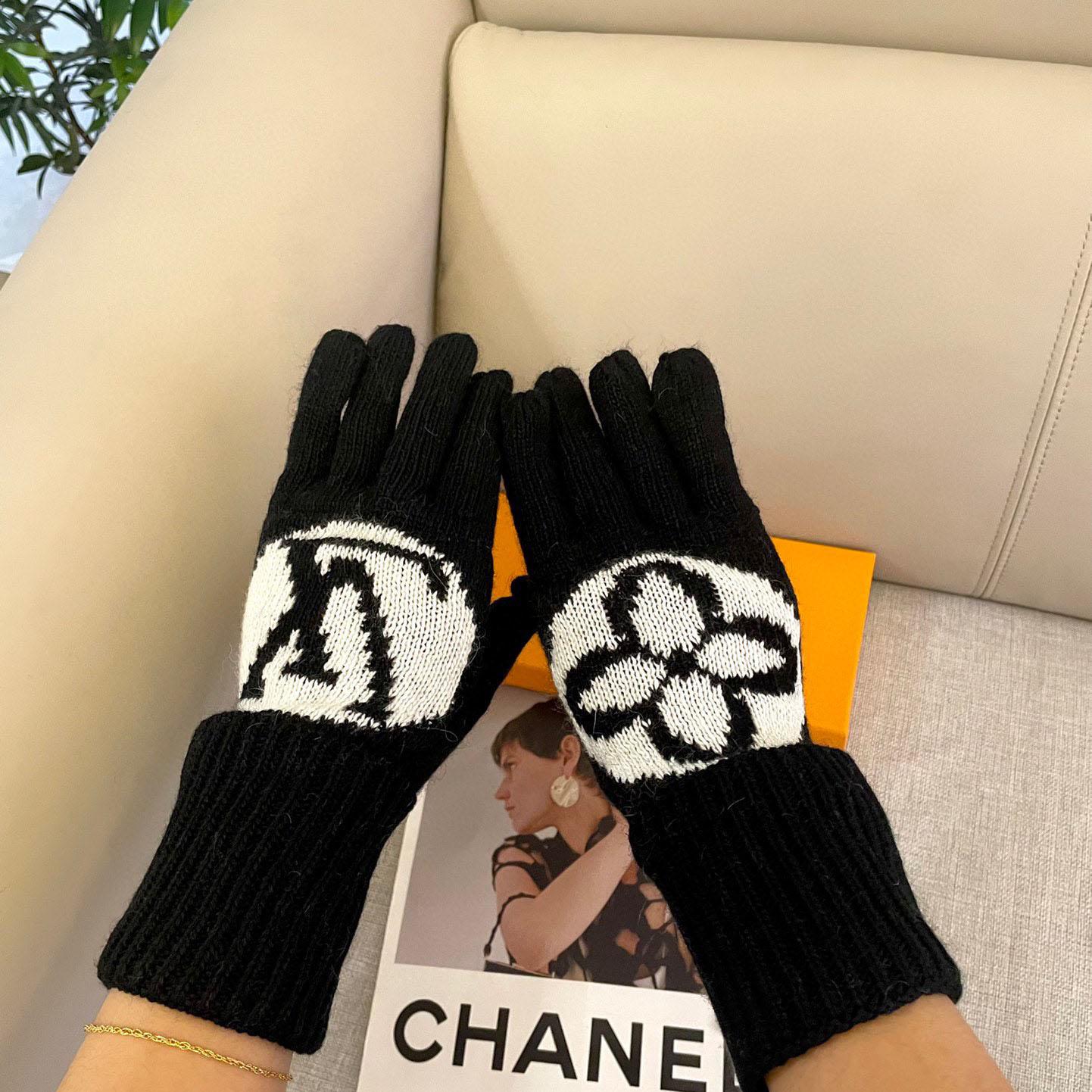 Louis Vuitton LV Medallion Gloves - DesignerGu