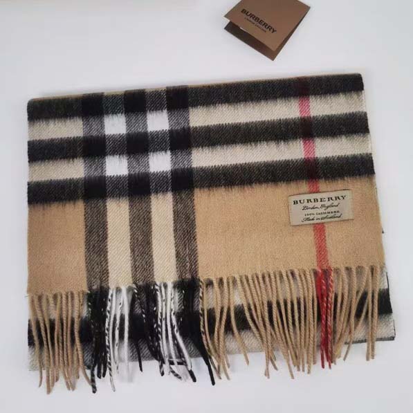 Burberry Check Cashmere Scarf - DesignerGu