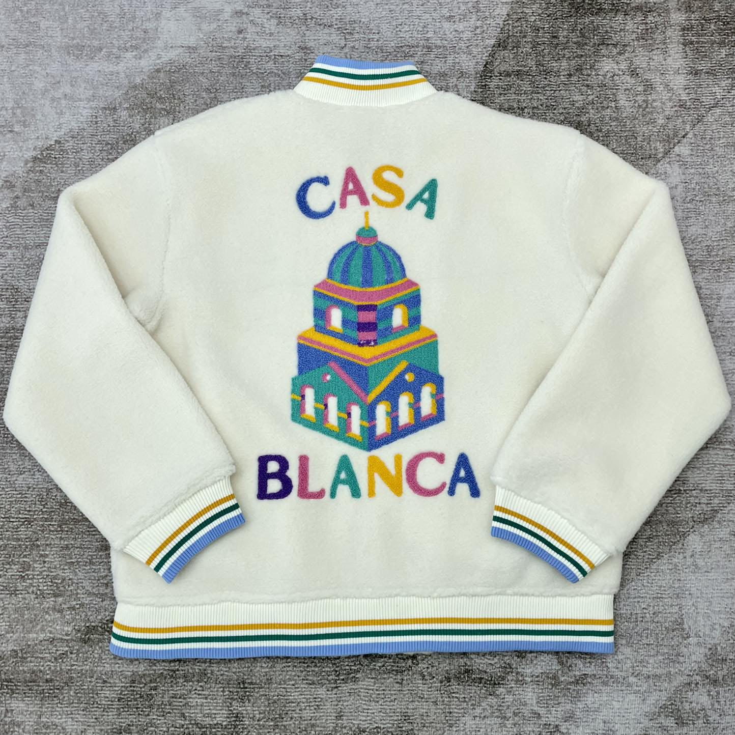 Casablanca Maison Pastelle Bomber Jacket    c940 - DesignerGu