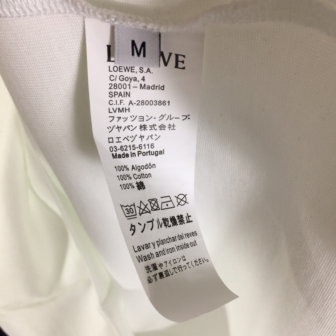 Loewe Loose Fit T-shirt In Cotton - DesignerGu