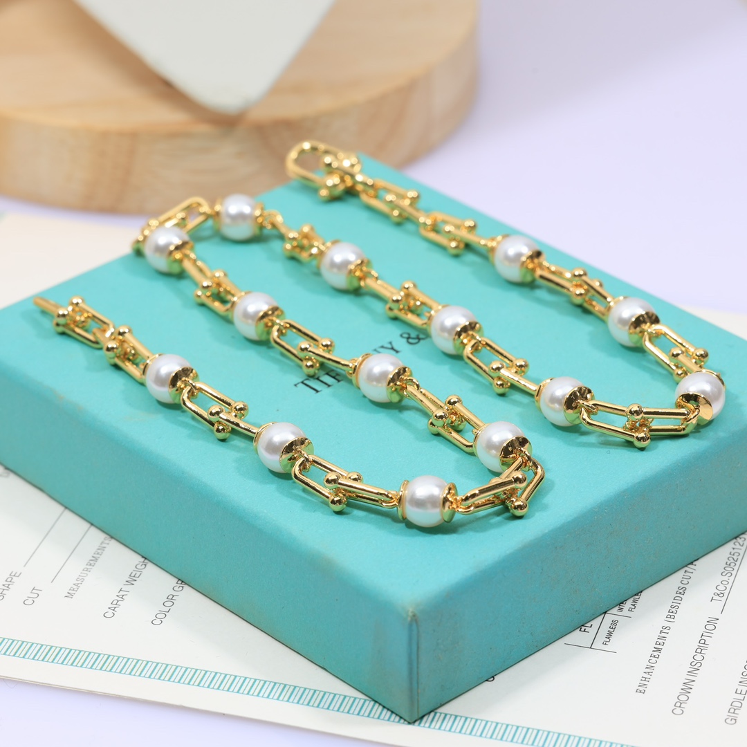 Tiffany & Co. Graduated Link Necklace - DesignerGu