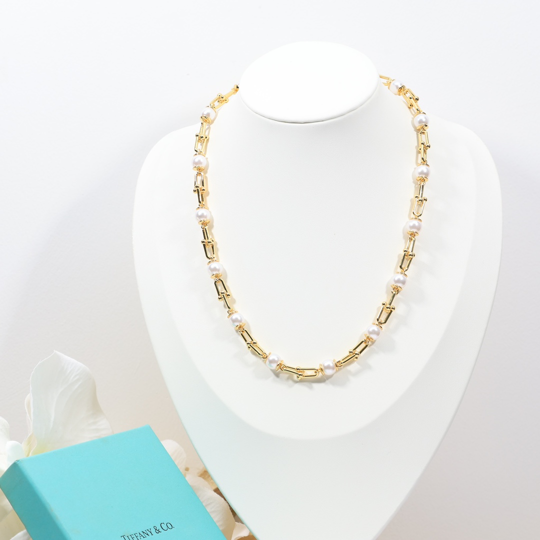 Tiffany & Co. Graduated Link Necklace - DesignerGu