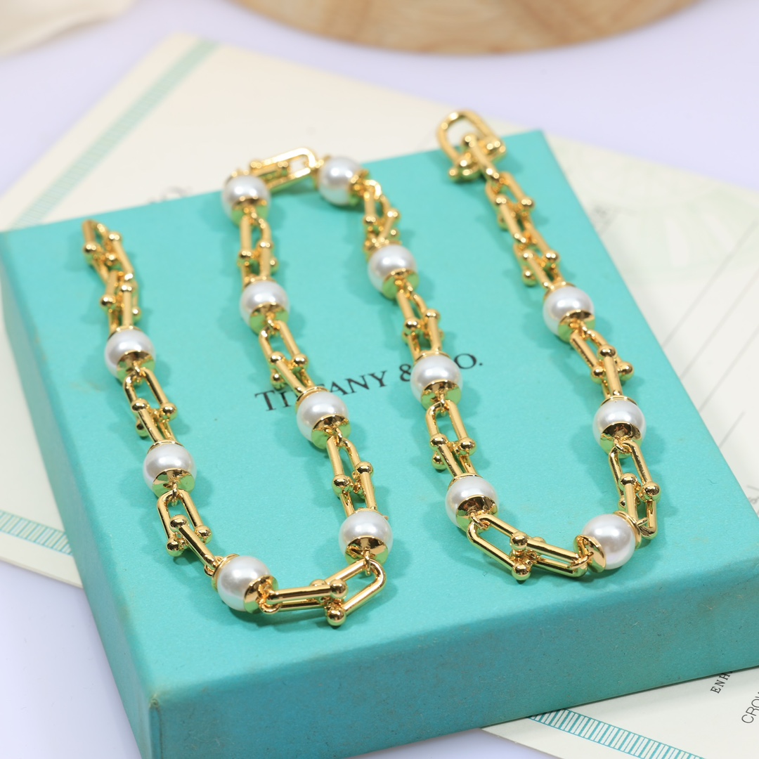 Tiffany & Co. Graduated Link Necklace - DesignerGu