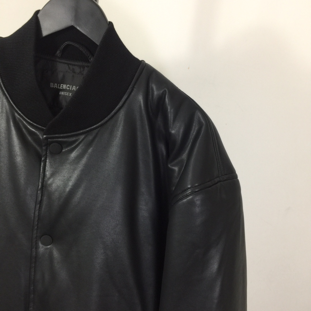 Balenciaga Leather Jacket - DesignerGu