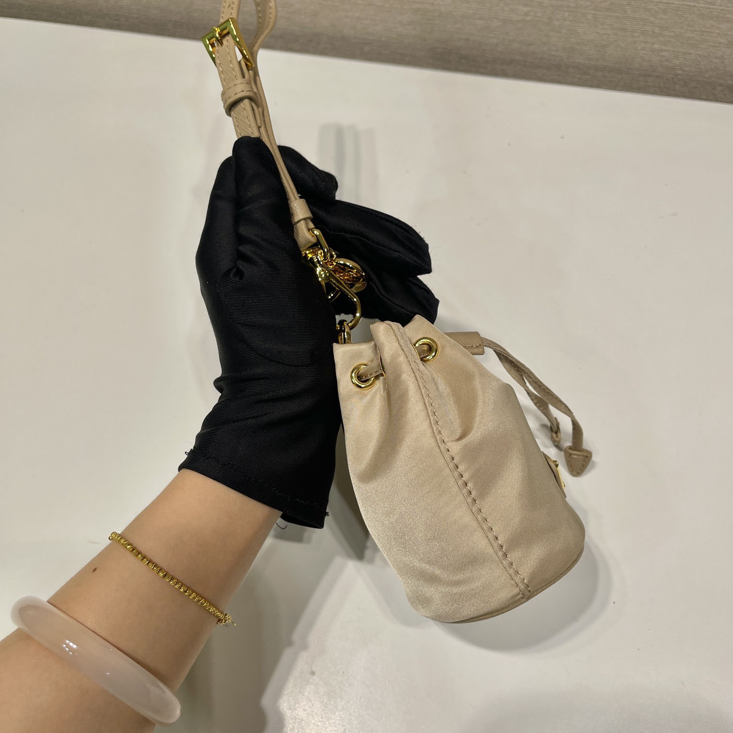 Prada Mini Icon Re-Nylon Bag Charm - DesignerGu