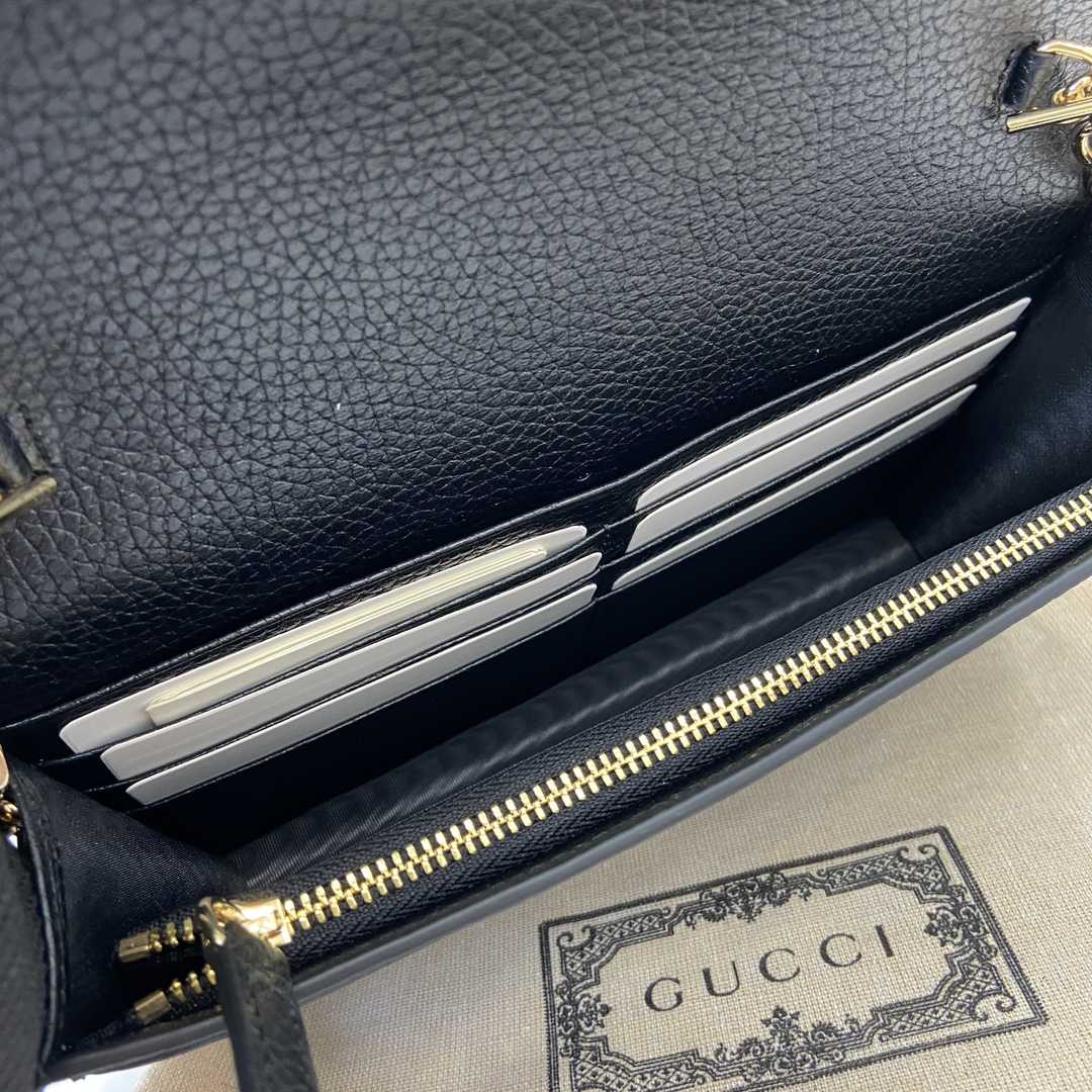 Gucci GG Emblem Super Mini Shoulder Bag - DesignerGu