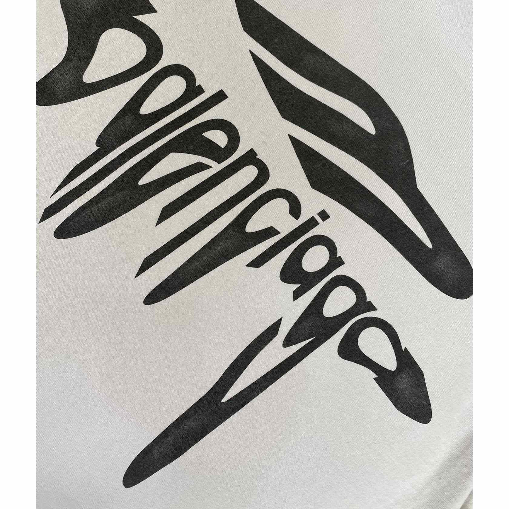 Balenciaga 3B Liquefied T-Shirt Oversized in Dirty White - DesignerGu