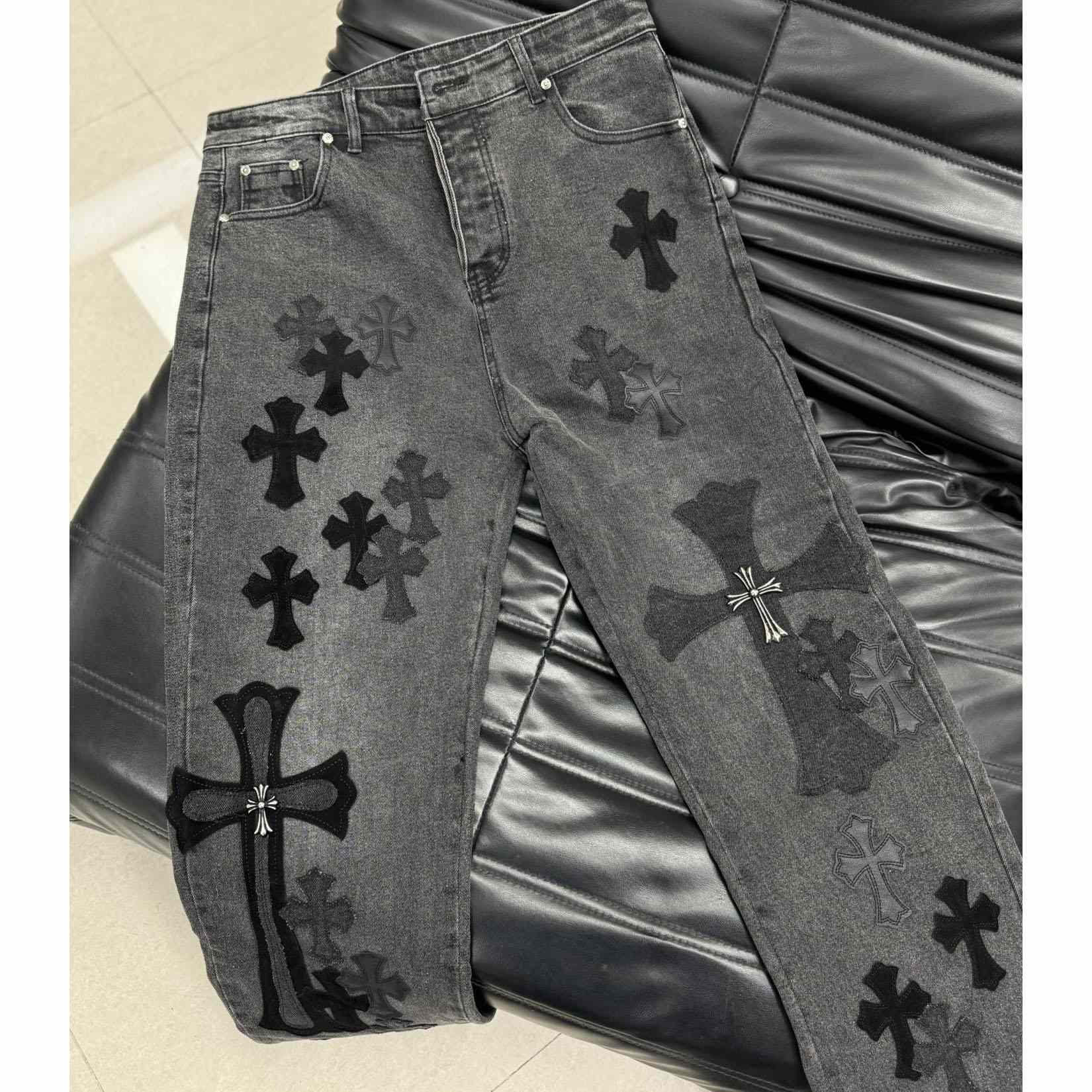 Chrome Heart X SexRecords Jeans - DesignerGu