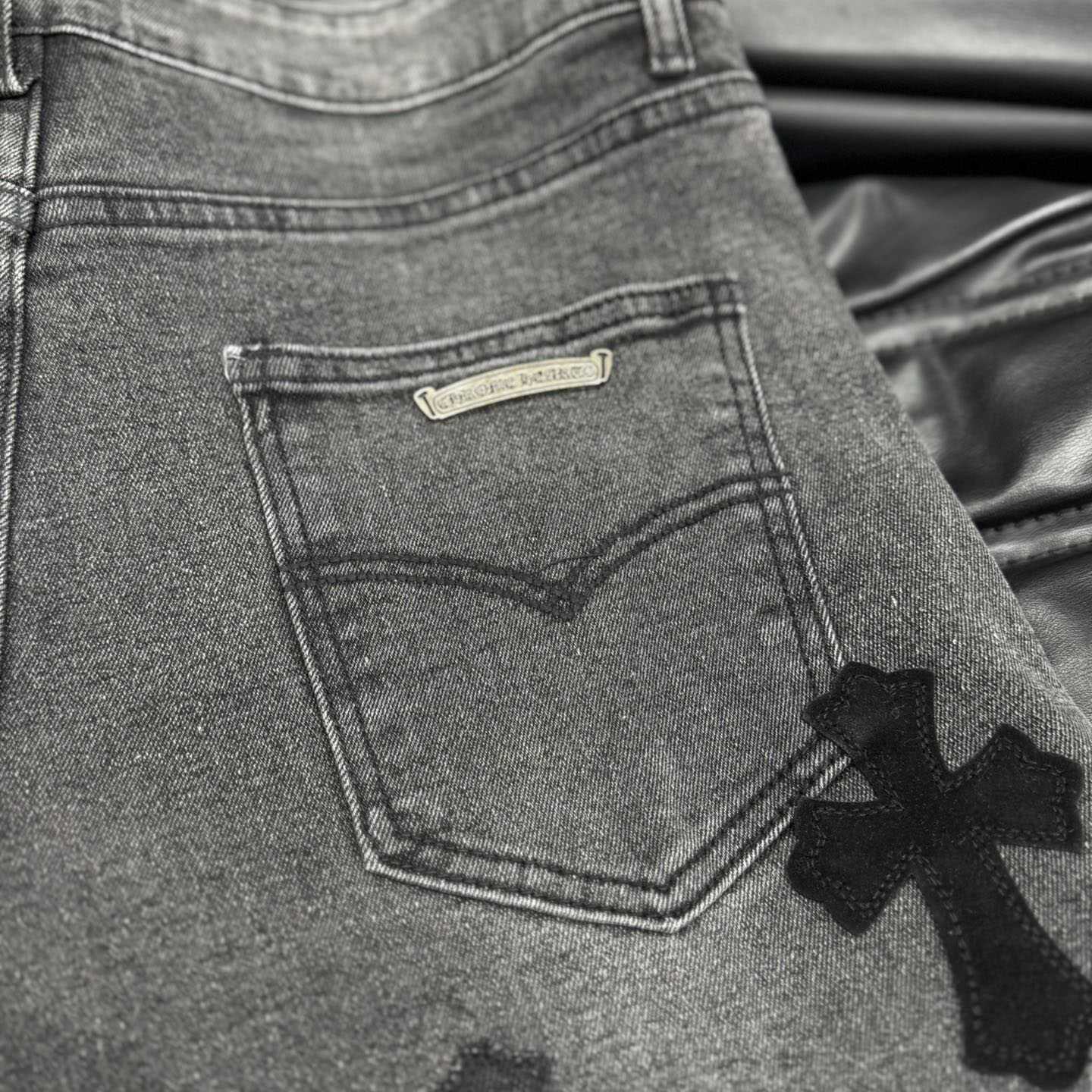 Chrome Heart X SexRecords Jeans - DesignerGu