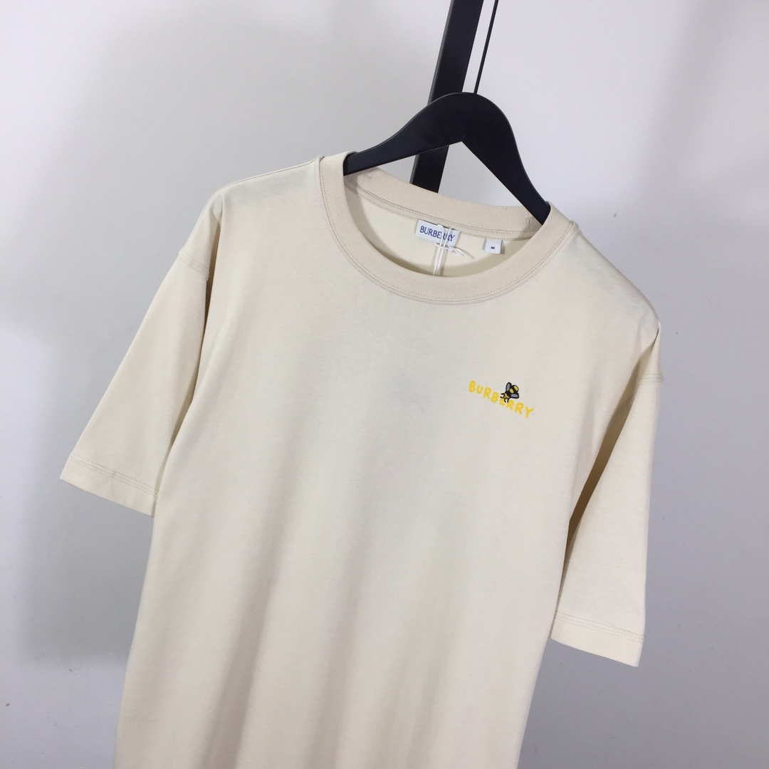 Burberry Bee Cotton T-shirt   - DesignerGu