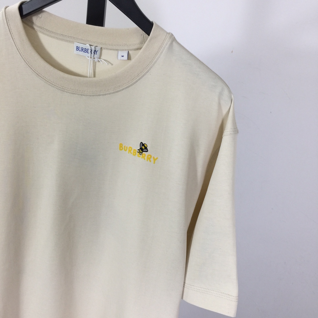 Burberry Bee Cotton T-shirt   - DesignerGu