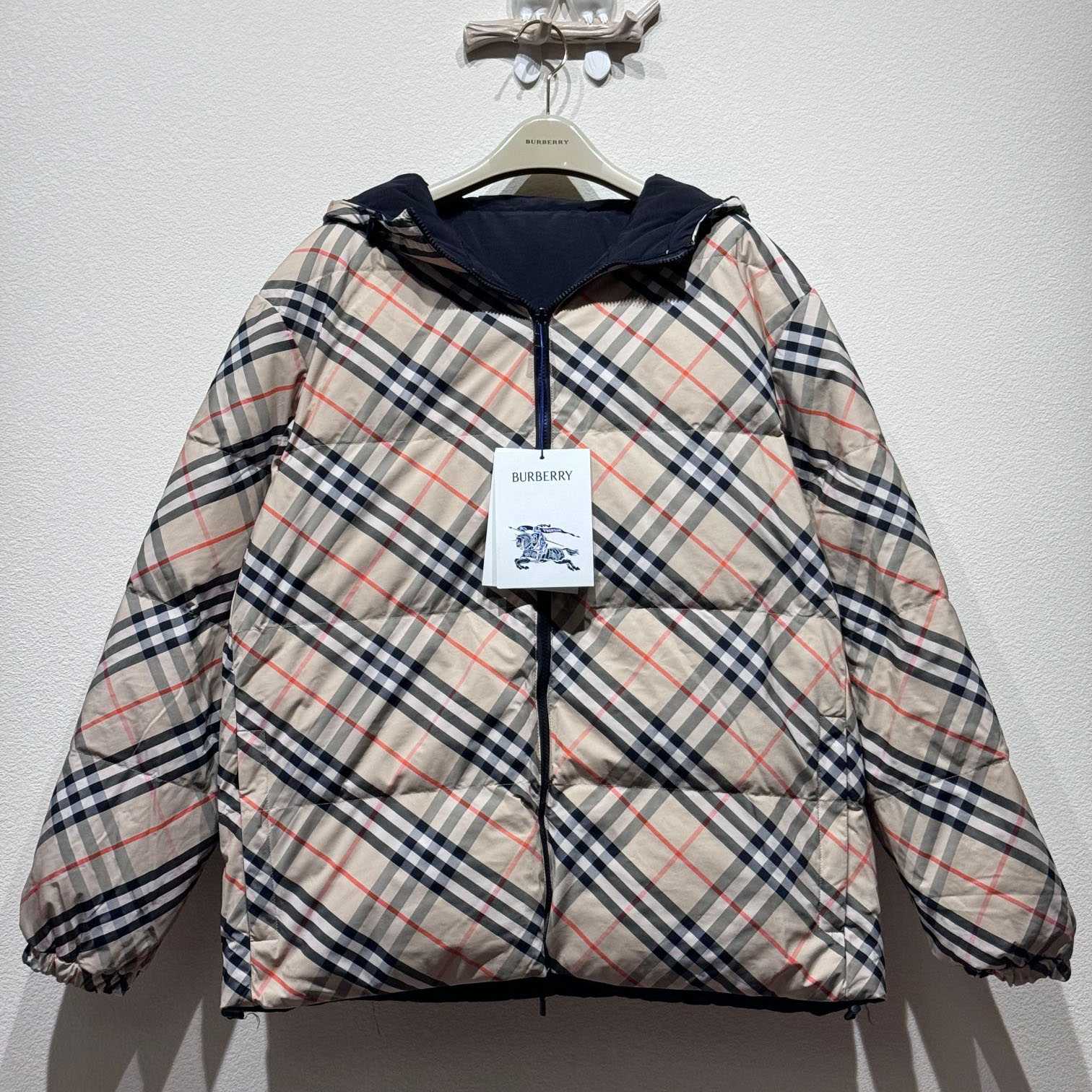 Burberry Reversible Check Puffer Jacket - DesignerGu