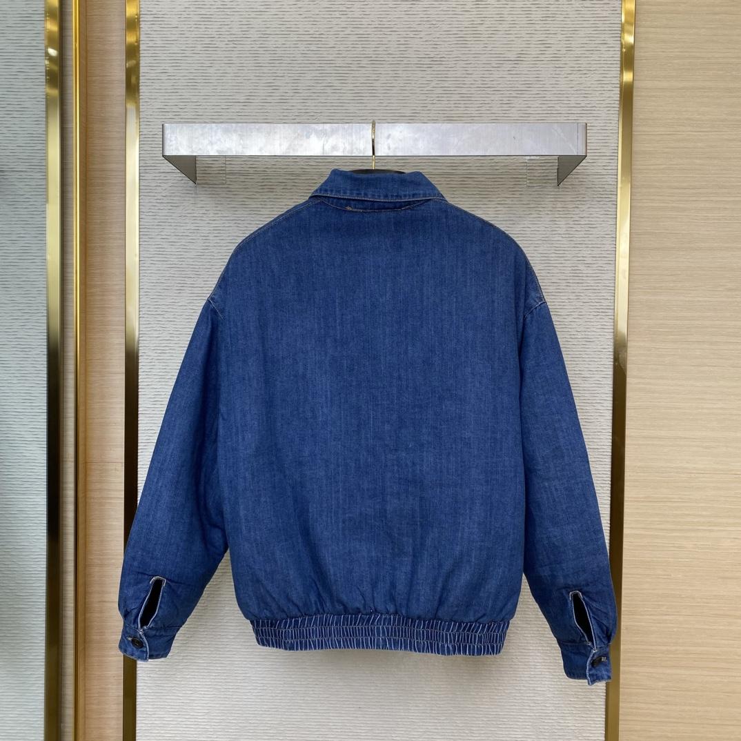 Miu Miu Denim Down Jacket - DesignerGu