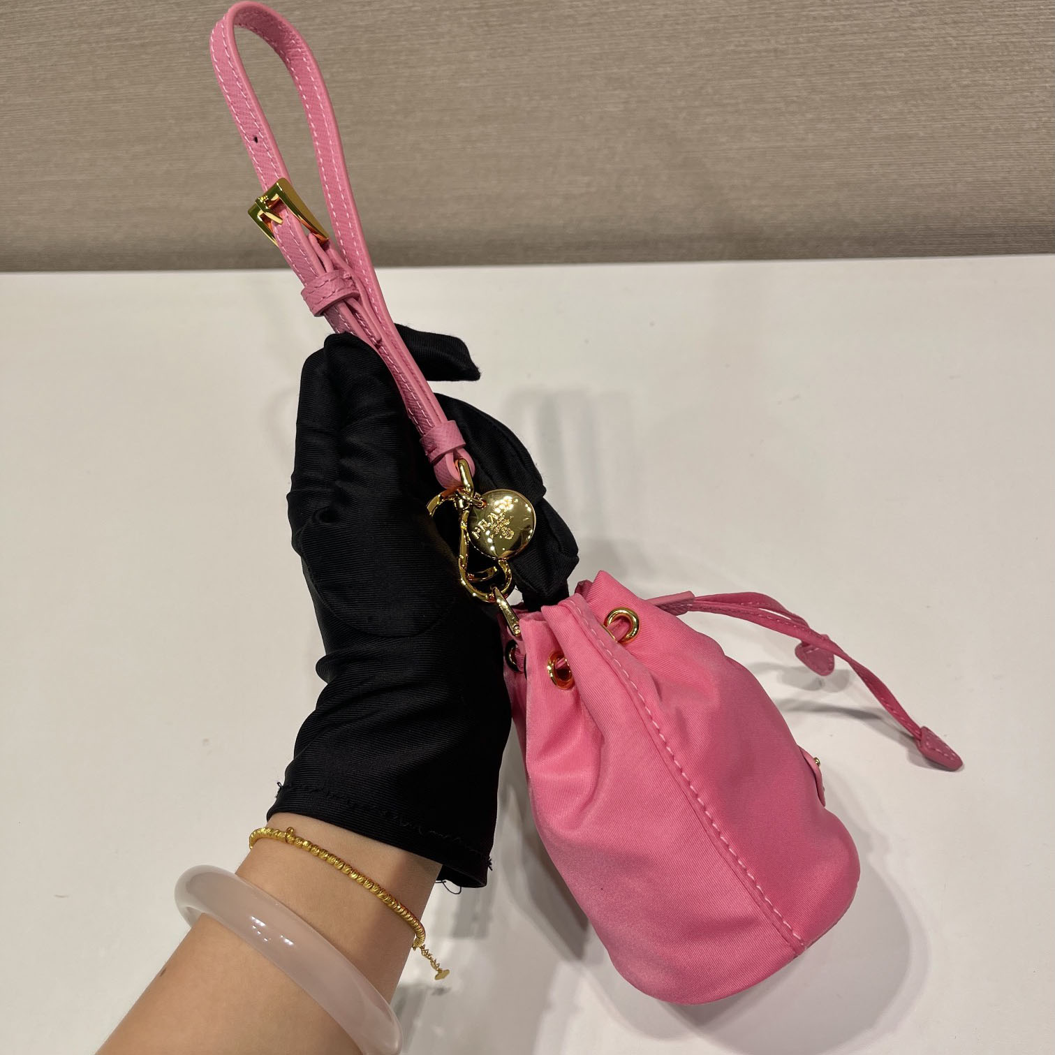 Prada Mini Icon Re-Nylon Bag Charm - DesignerGu