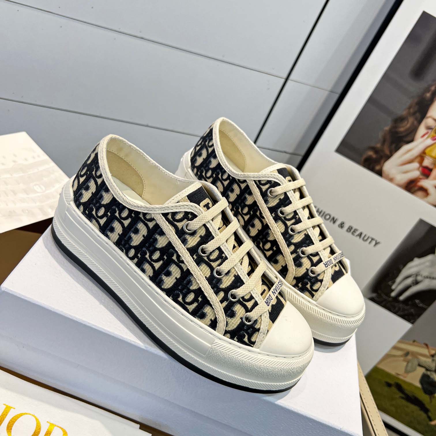 Dior Walk'n'Dior Platform Sneaker - DesignerGu