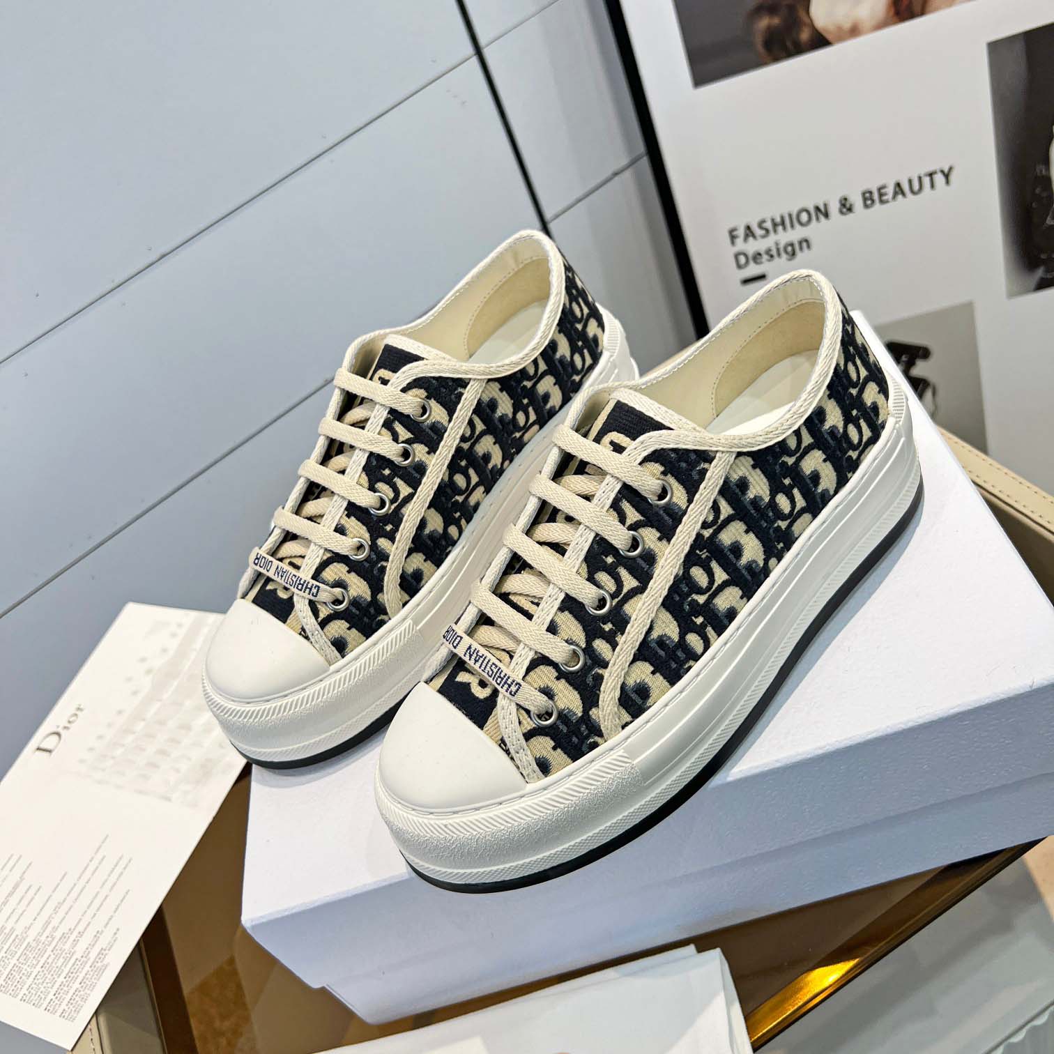 Dior Walk'n'Dior Platform Sneaker - DesignerGu