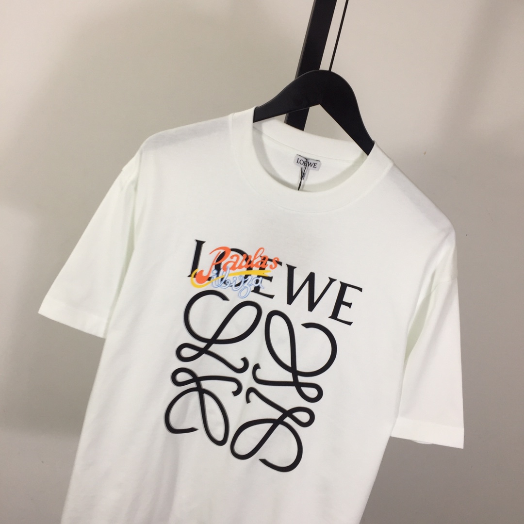 Loewe Loose Fit T-shirt In Cotton - DesignerGu