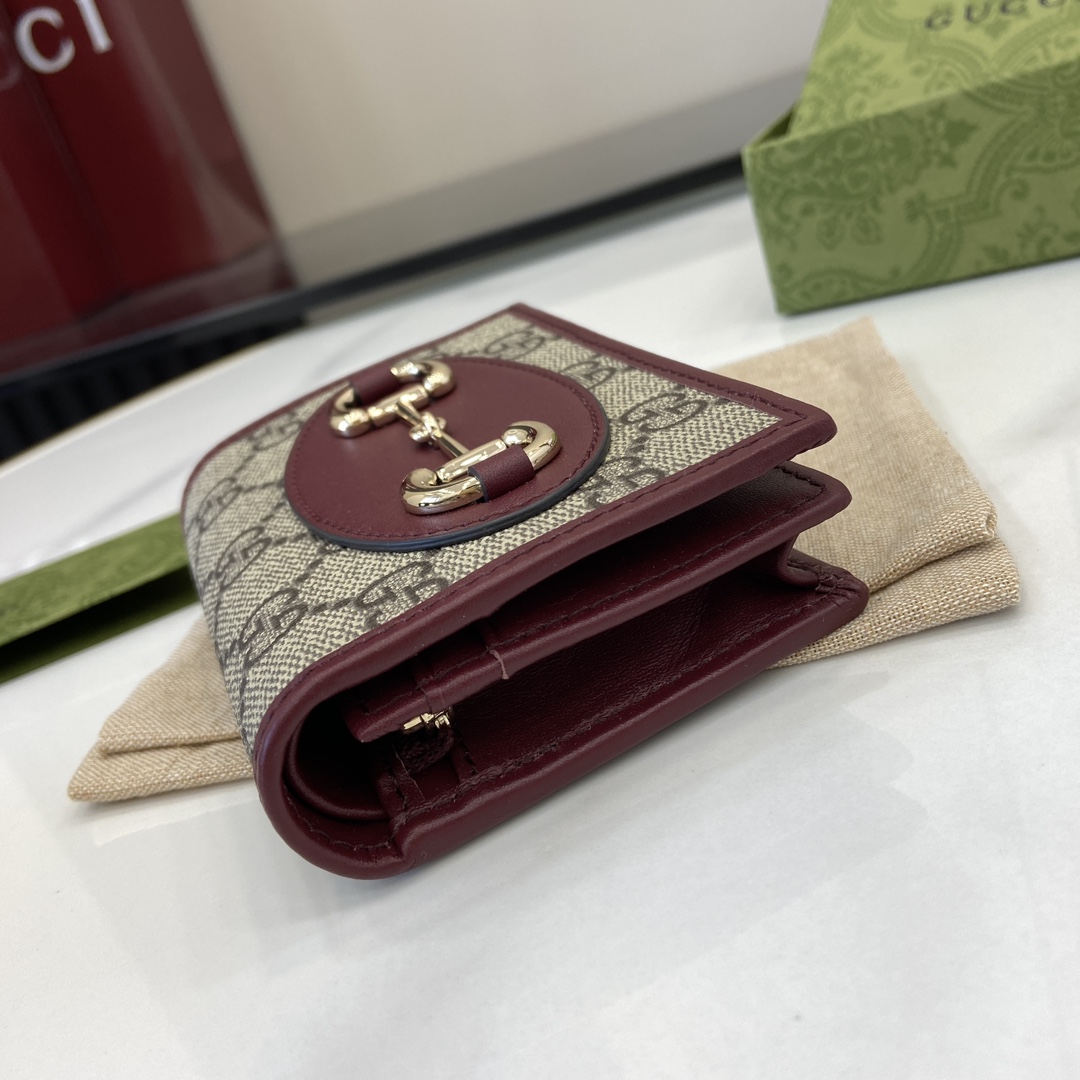 Gucci Horsebit 1955 Card Case Wallet - DesignerGu