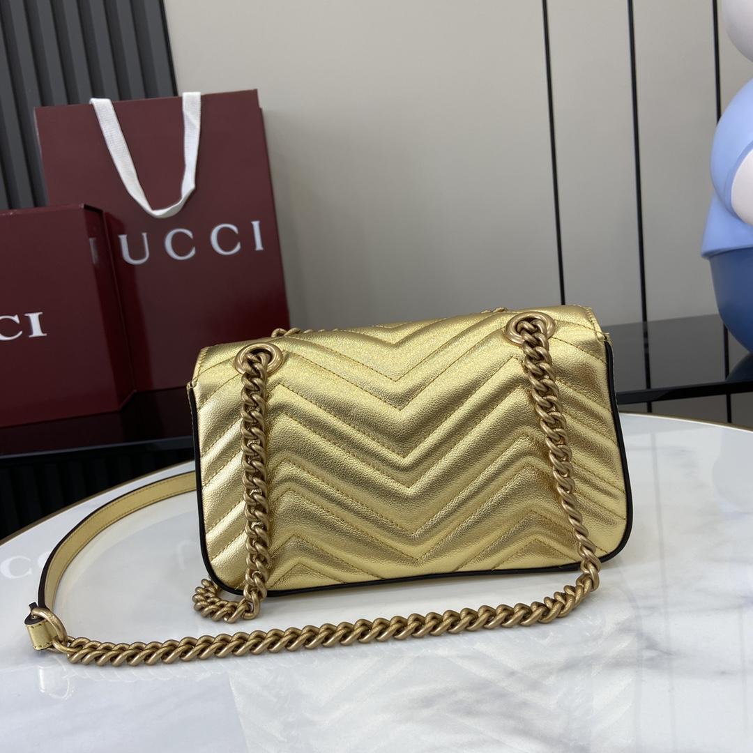 Gucci GG Marmont Mini Shoulder Bag - DesignerGu