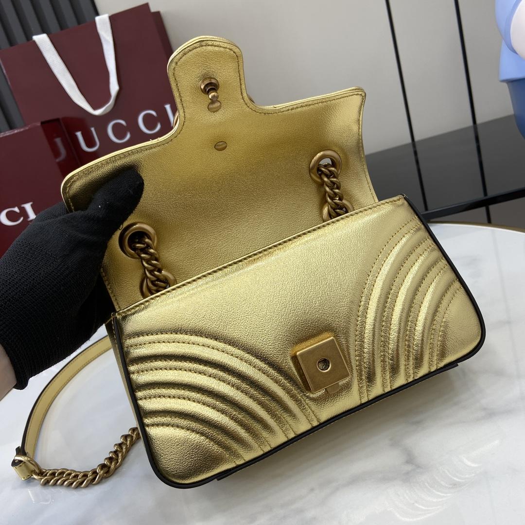 Gucci GG Marmont Mini Shoulder Bag - DesignerGu