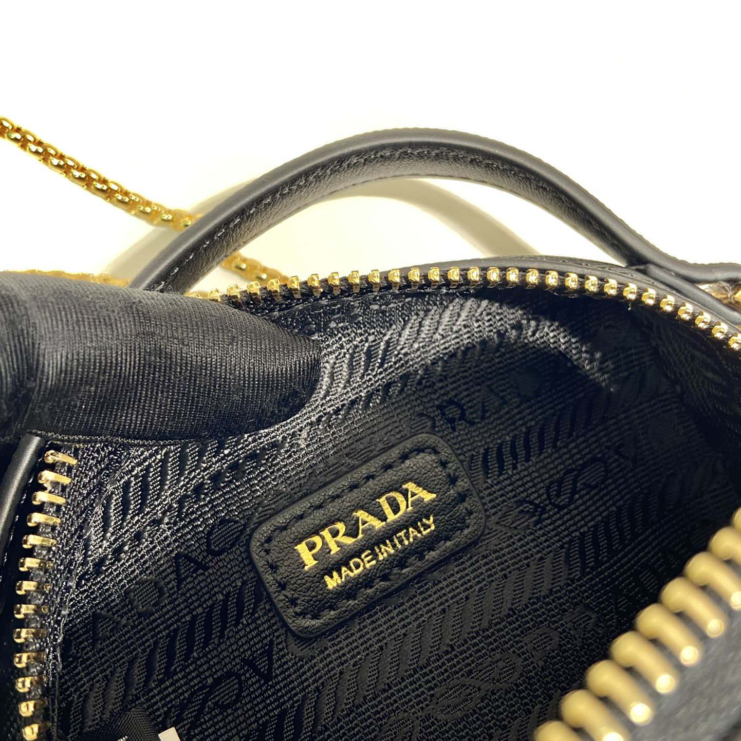 Prada Saffiano Leather Mini-pouch - DesignerGu