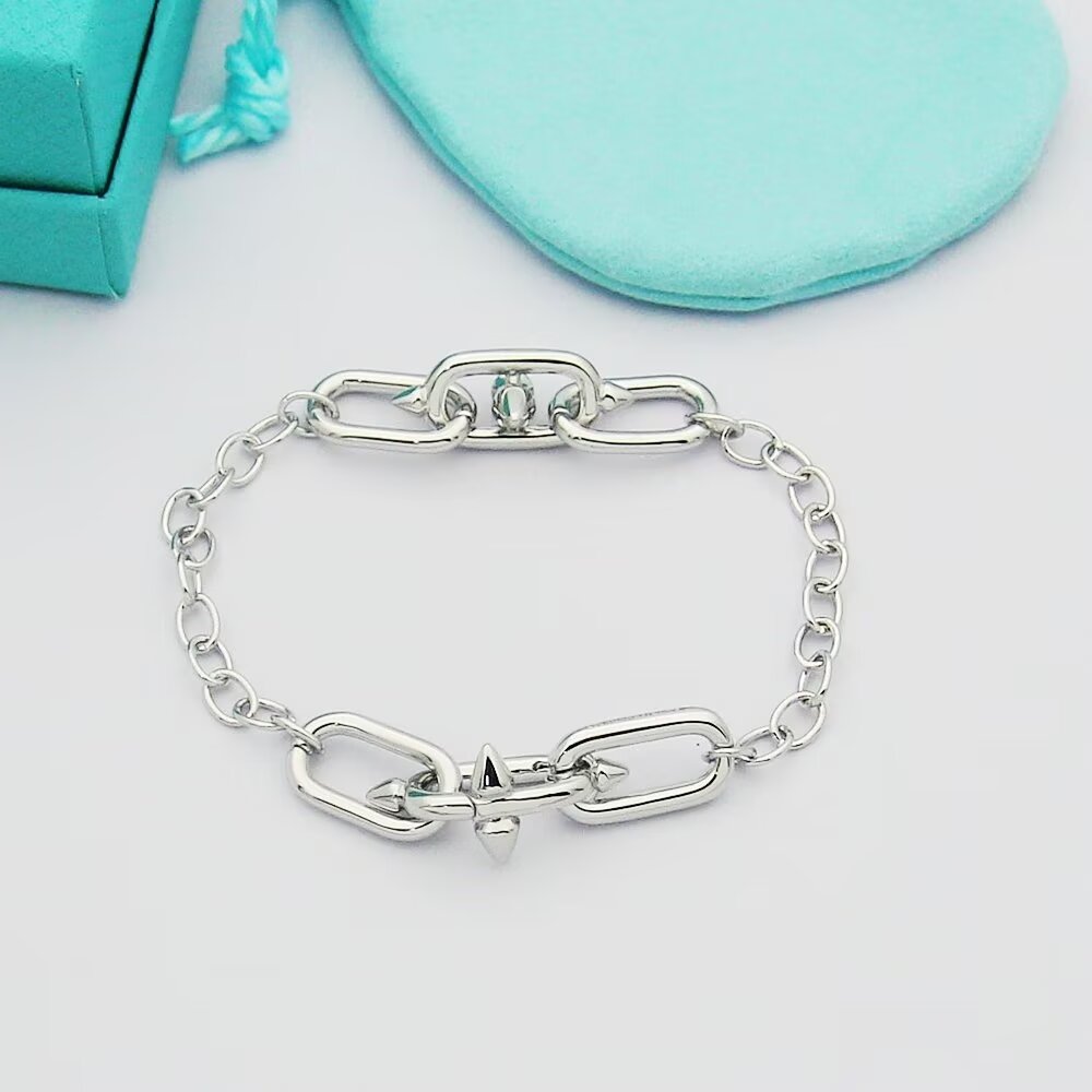 Tiffany & Co. Tiffany Titan by Pharrell Williams Medium Link Station Bracelet  - DesignerGu